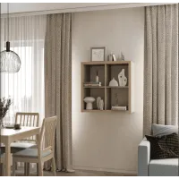 Стеллаж Фора 4 дуб беленый (аналог IKEA KALLAX)