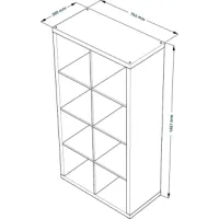 Стеллаж Фора 8 белый (аналог IKEA KALLAX)