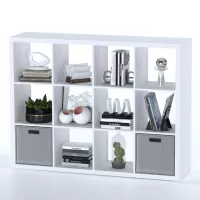 Стеллаж Фора 12 белый (аналог IKEA KALLAX)