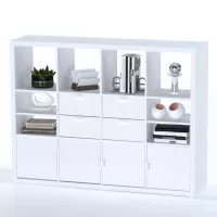 Стеллаж Фора 12 белый (аналог IKEA KALLAX)