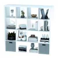 Стеллаж Фора 16 белый (аналог IKEA KALLAX)