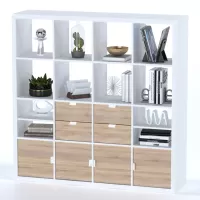Стеллаж Фора 16 белый (аналог IKEA KALLAX)