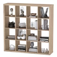 Стеллаж Фора 16 дуб беленый (аналог IKEA KALLAX)