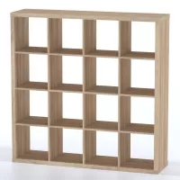 Стеллаж Фора 16 дуб беленый (аналог IKEA KALLAX)