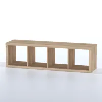 Стеллаж Фора 4Л дуб беленый (аналог IKEA KALLAX)