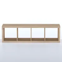 Стеллаж Фора 4Л дуб беленый (аналог IKEA KALLAX)