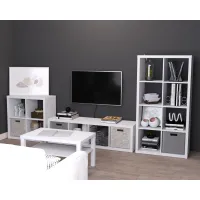 Стеллаж Фора 8 белый (аналог IKEA KALLAX)