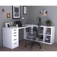 Стеллаж Фора 8 белый (аналог IKEA KALLAX)
