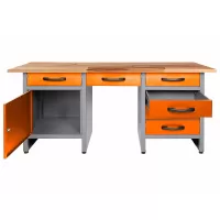 Стол-верстак для мастерской BAUMEISTER BTC-007 ORANGE