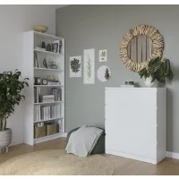 Стеллаж Варма 80 белый (аналог IKEA BILLY)