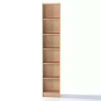 Стеллаж Варма 40 дуб беленый шпон (аналог IKEA BILLY)