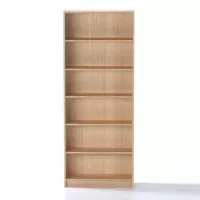 Стеллаж Варма 80 дуб беленый шпон (аналог IKEA BILLY)