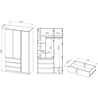 Шкаф распашной Варма Стор 123